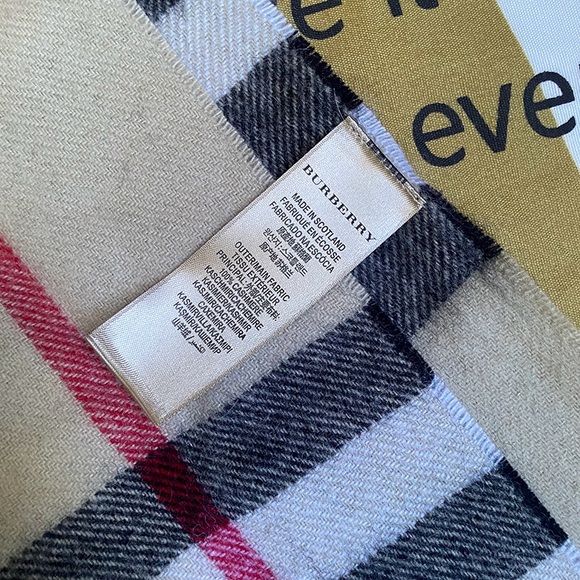 Burberry Brown Check Scarf - Picture 8 of 11